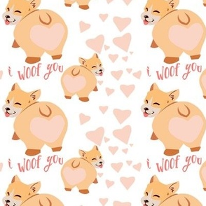 I Woof You Corgi Butts