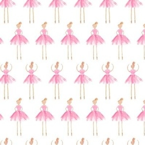 Ballerina Dancer Print in  Pink, 35