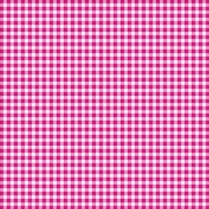 Gingham Mini Check in Hot Pink for Girls ,5