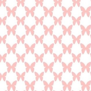Butterfly Print in Blush Pink , Mini,  10