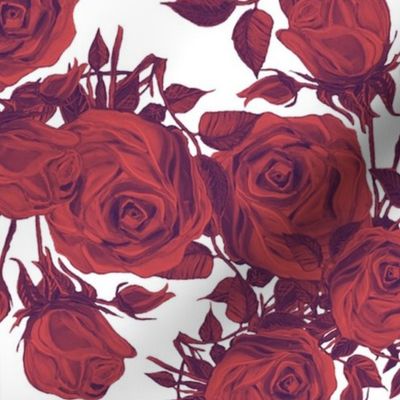 Goth Rose | Romantic Red Rose | Valentine's Day Rose