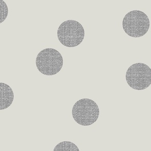 Textured gray dots-jumbo scale