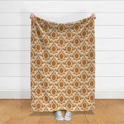 The Mirror Damask - Gold - Large Scale