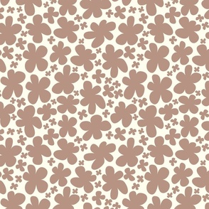 matisse, brown, beige, neutral hues, bubbles, florals, abstract, cream, cute pattern,  neutral palette