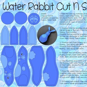 WATER RABBIT Cut N Sew