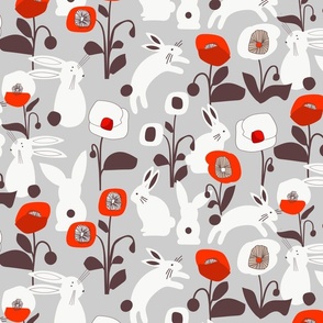 Bunnies and Poppies_Small 