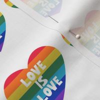 LGBT Love is Love Hearts
