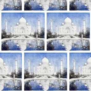 Watercolor Taj Mahal Tiles