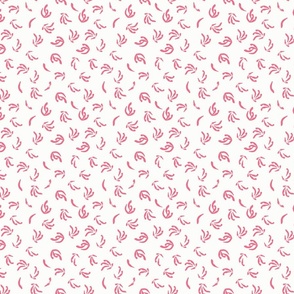 pink on white background, pink flowers, abstract flowers, small, mini, floral design