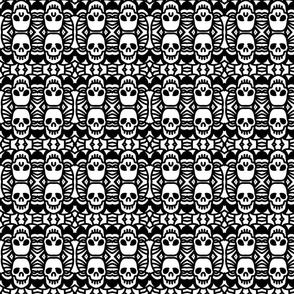 Black and White Skulls