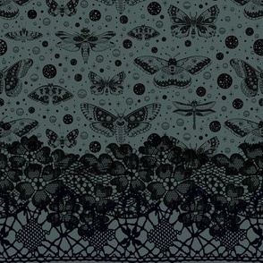 Grim Goth moth lace for 