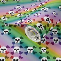 Rainbow of skulls