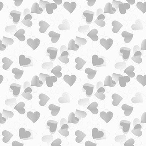 GREY HEARTS ON WHITE-SMALL