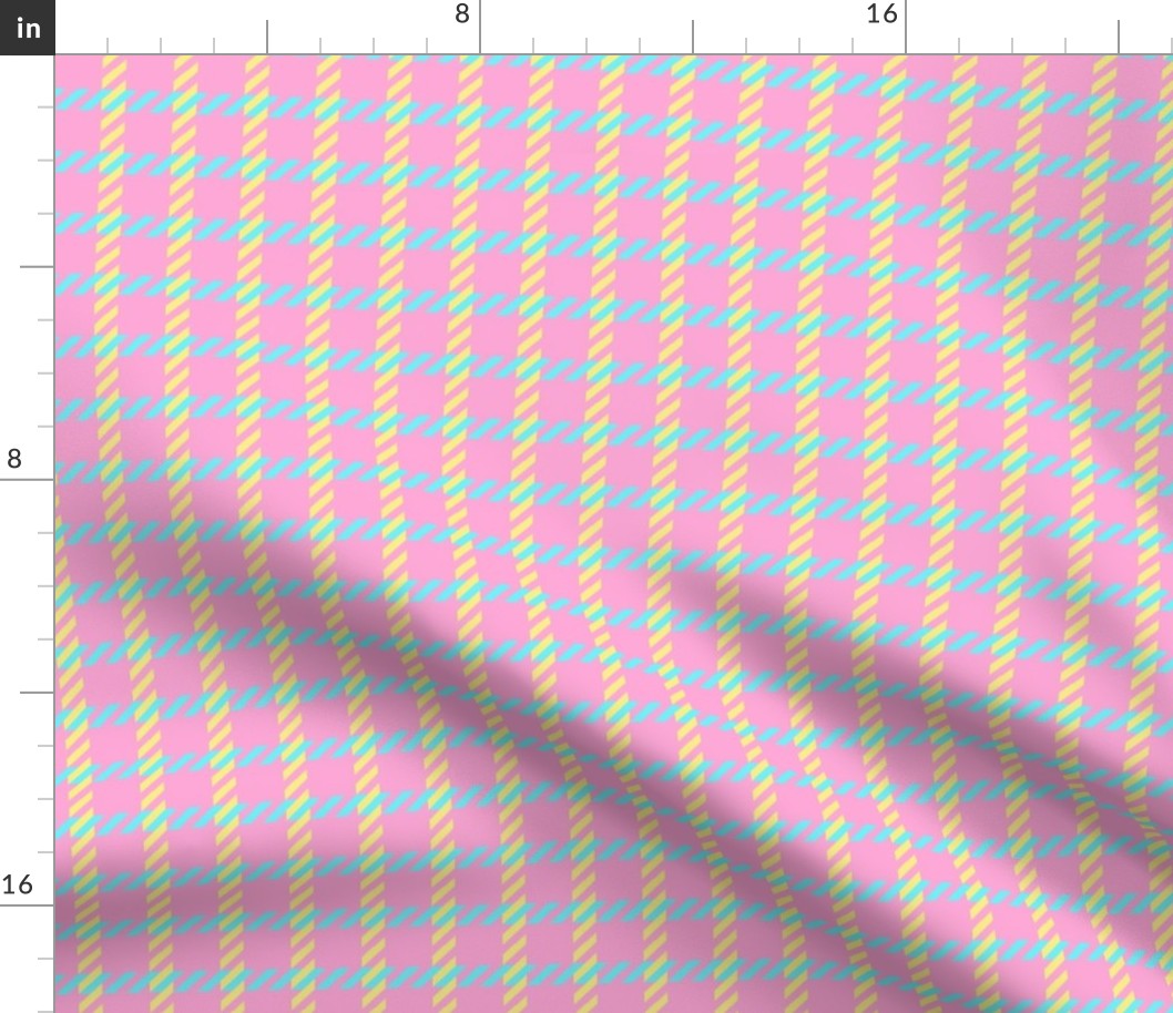 Uptown Houndstooth in light pink