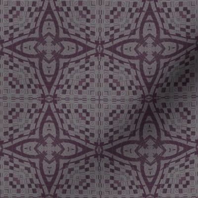 mosaic petal octagon - silver beet 