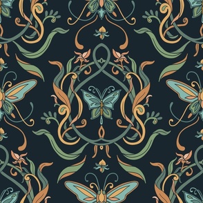 Art Deco Butterfly - Big Size 