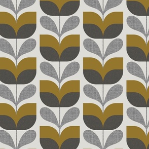 mid mod gold tulips-large scale