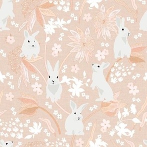 Easter Bunnies Pale Pink_Iveta Abolina