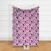 Schnauzers in Pink - 12 inch