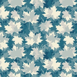 maple-leaves_ivory_teal-blue