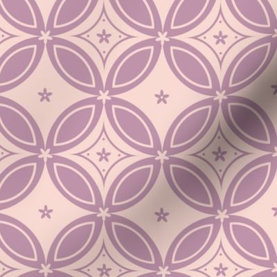 Tower Window - Overlapping Circle - Purple