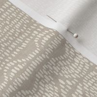 Dripping Dots Dove Grey Linen Small