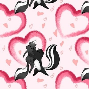 skunk love hearts
