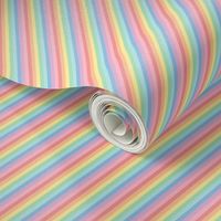 tiny pastel rainbow fun stripes no2 diagonal