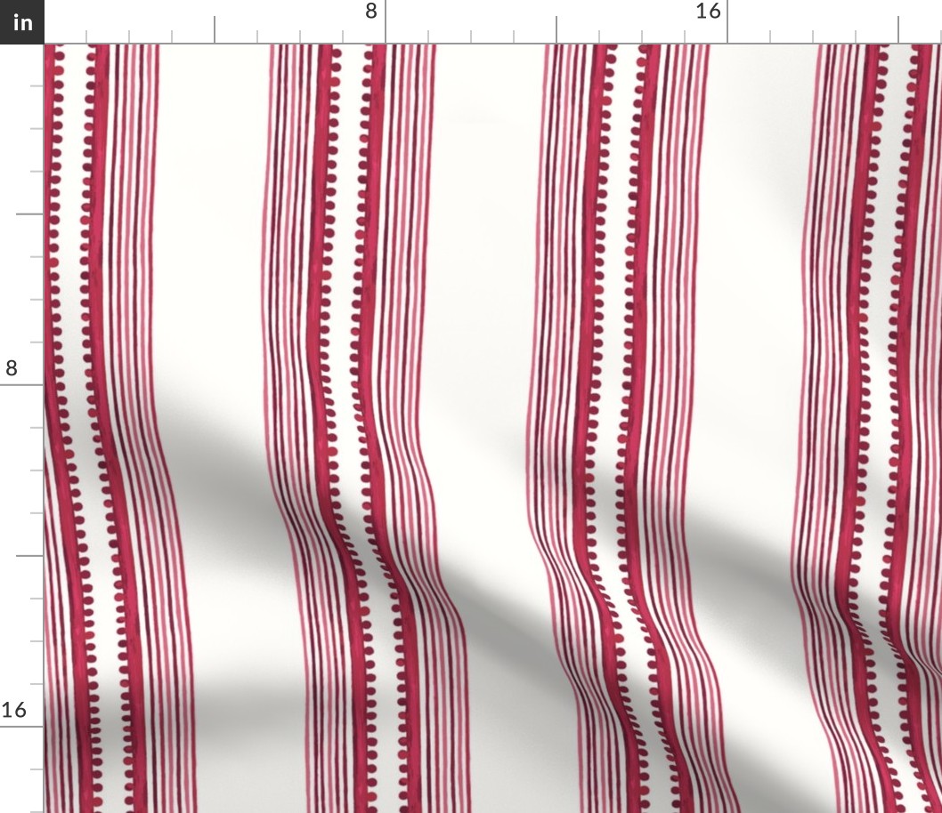 Sophisticated Stripe - Medium - Viva Magenta