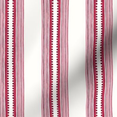 Sophisticated Stripe - Small - Viva Magenta