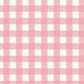 Gingham Check Pink- Retro Vicky Check Light Pink