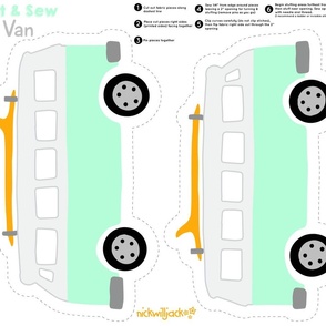 Cut and Sew Vintage Surf Van