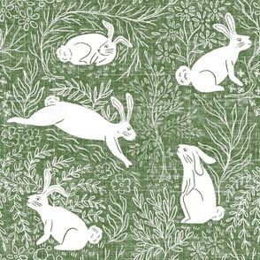 large - year of the rabbit - eco green