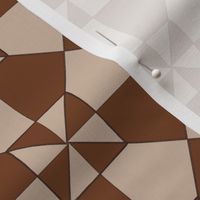 Brown and Tan Geometry