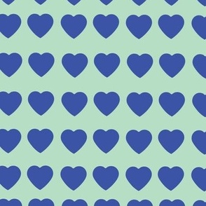 Blue hearts