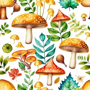 mushrooms garden
