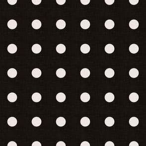 Dark Academia - Polka Dots on Dark -  No.002 / Large