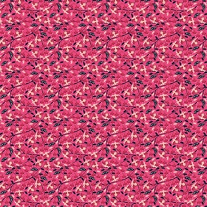 Elegant floral pink viva magenta small