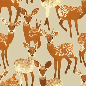 Cottagecore - Forest animals - Deer