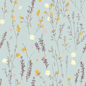 Cottagecore - Beautiful flowers in pastel colors