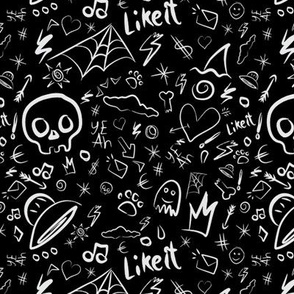 GRAFFITI - NOSTALGIC - rapport - PRINT02-23 - pattern 1000x1000