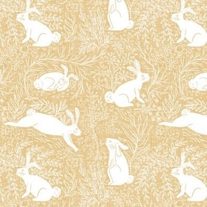 small - year of the rabbit - golden yellow