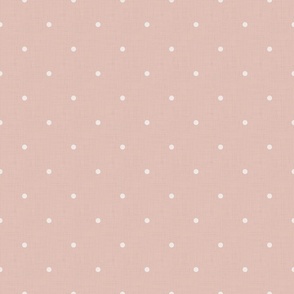 Dark Academia - Polka Dots on Baby Blush Pink - No.004 / Large