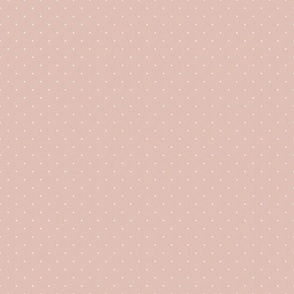 Dark Academia - Polka Dots on Baby Blush Pink - No.004 / Medium