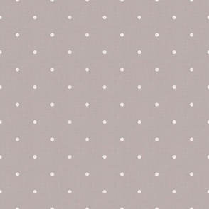 Dark Academia - Polka Dots on Antique Taupe - No.004 / Large