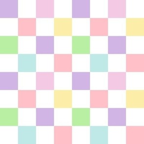 Easter Checkerboard Colorful