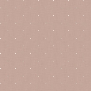 Dark Academia - Polka Dots on Antique Blush Pink - No.005 / Large