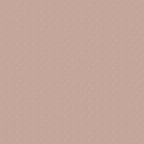 Dark Academia - Polka Dots on Antique Blush Pink - No.005 / Medium