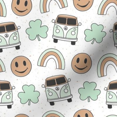 St Patricks Groovy Vans and Smilies