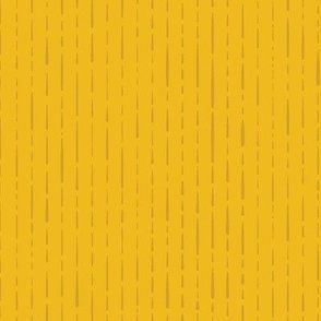Yellow hand drawn dashed stripe large